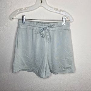 Light blue Aloura Lounge sweat shorts